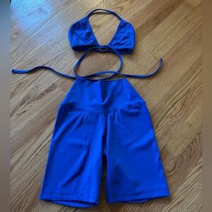 Second Skin Dancewear Blue Set